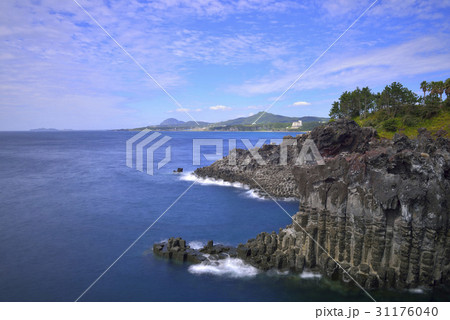 観光地 崖 済州島 31176040