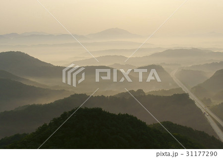 山 霧 風景 31177290