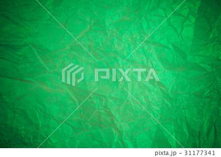 Crumpled green paper recycling background. Crumpled green paper recycling background. 31177341