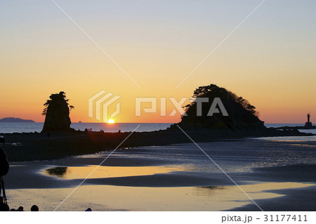 コッチ 夕焼け シルエット 31177411