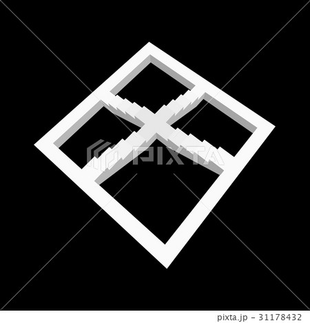 Impossible staircase. Isolated on black background Impossible staircase. Isolated on black background 31178432