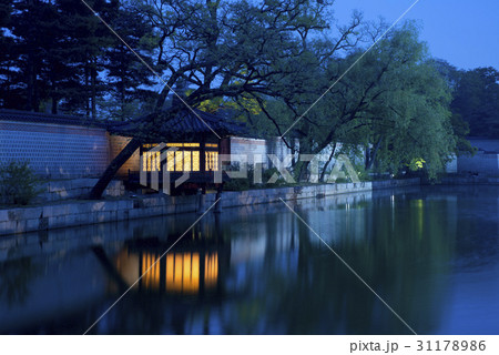 景福宮 ソウル 夜景 31178986