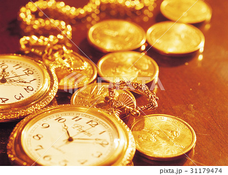 お金 コイン 時計 31179474