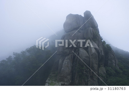 雲 北朝鮮産 山 31180763