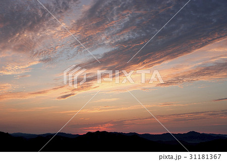 江北区 夕焼け 北朝鮮産 31181367