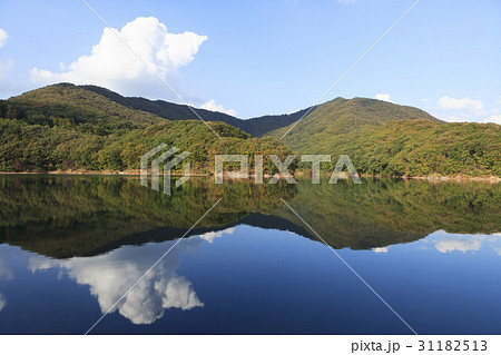 秋 紅葉 馬場貯水池 31182513