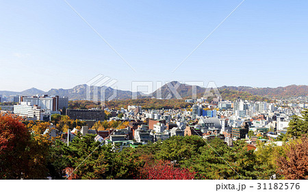 北岳山 ソウル 景色 31182576