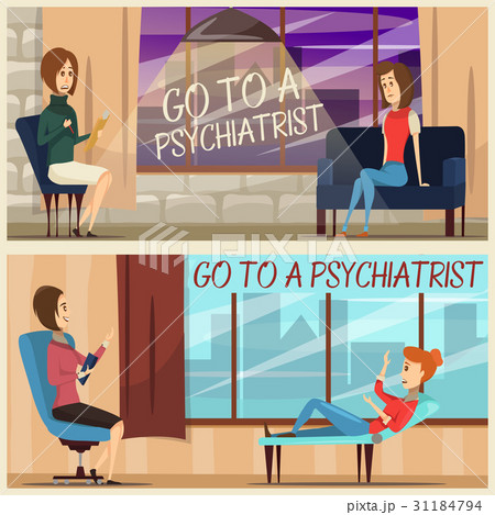 Visit To Psychiatrist Flat Banners Visit To Psychiatrist Flat Banners 31184794