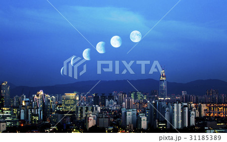 ロッテワールドタワー ソウル 夜景 31185389