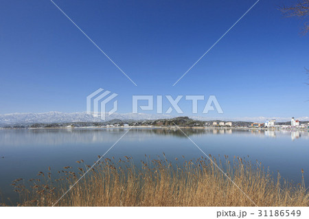 江陵市 鏡浦湖 反射 31186549