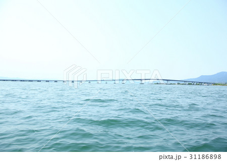 晴天の琵琶湖大橋 晴天の琵琶湖大橋 31186898