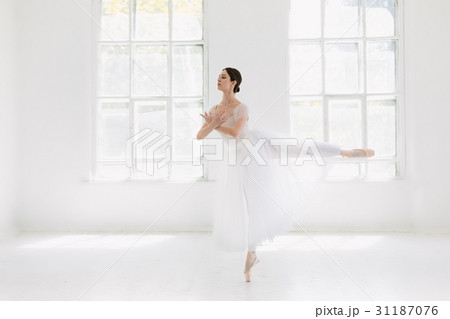 Young and incredibly beautiful ballerina is posing 31187076