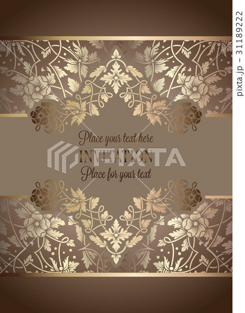 Floral invitation card or background Floral invitation card or background 31189222