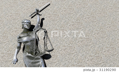 Broken lady of justice 3d rendering Broken lady of justice 3d rendering 31190290