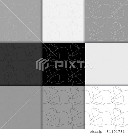 Abstract seamless pattern. Curved lines background 31191781