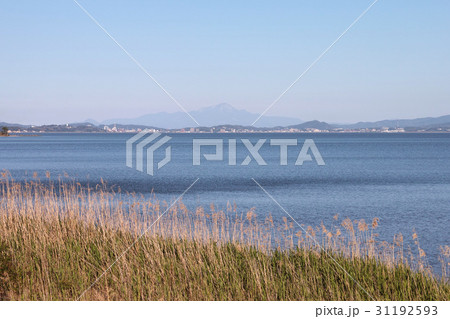 宍道湖と出雲富士 宍道湖と出雲富士 31192593