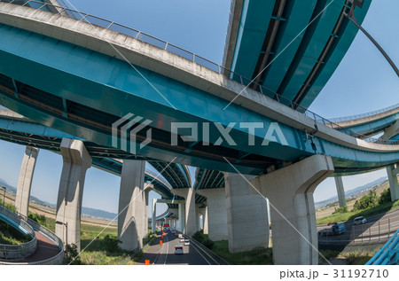 ジャンクションの立体交差-フィッシュアイ ジャンクションの立体交差-フィッシュアイ 31192710