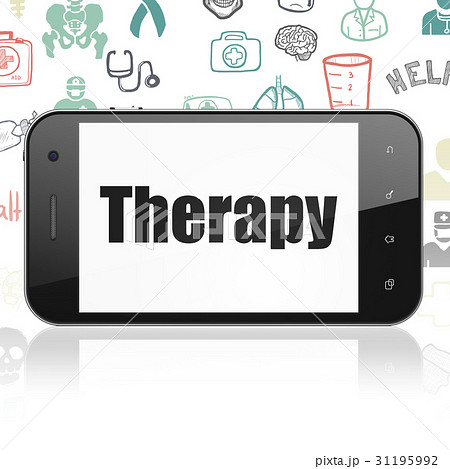 Healthcare concept: Smartphone with Therapy on 31195992