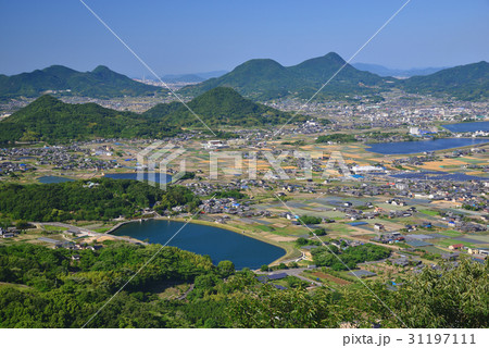 讃岐平野の写真素材