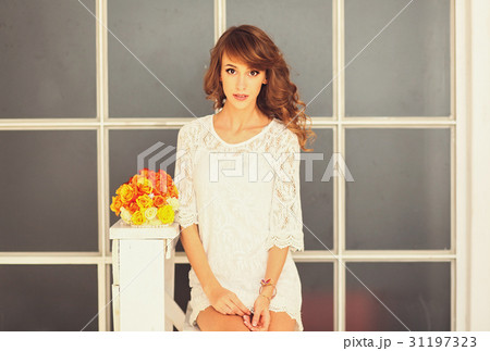 portrait of a beautiful girl portrait of a beautiful girl 31197323