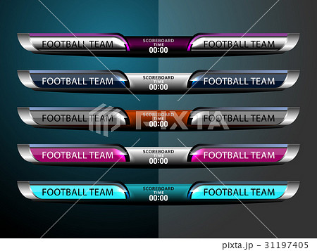 Scoreboard Broadcast Graphic 31197405