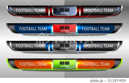 Scoreboard Broadcast Graphic 31197409