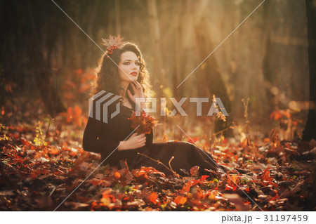 Portrait of romantic girl 31197459