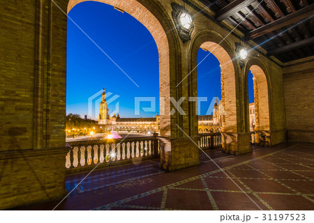 Plaza De Espana in Sevilla,Spain Plaza De Espana in Sevilla,Spain 31197523