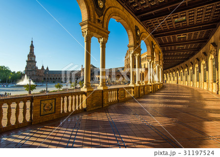 Plaza De Espana in Sevilla Plaza De Espana in Sevilla 31197524