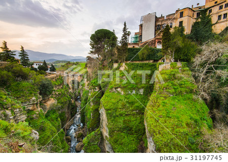 Hanging houses on gorge in Ronda, Spain 31197745