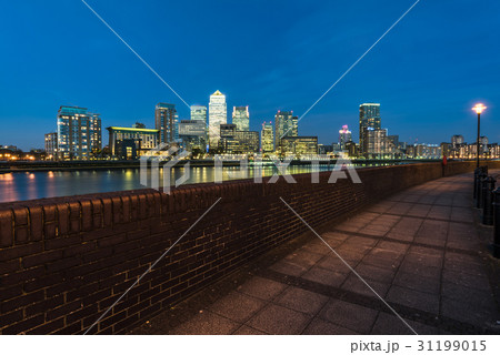 Cityscape of Canary Wharf London Cityscape of Canary Wharf London 31199015