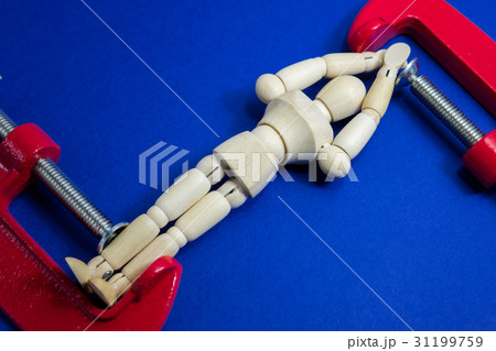 手かせ足かせの写真素材