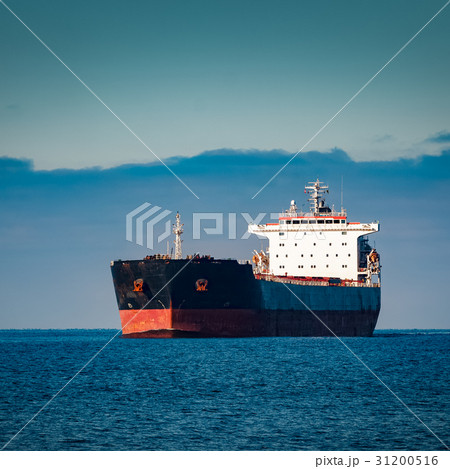 Black cargo ship Black cargo ship 31200516