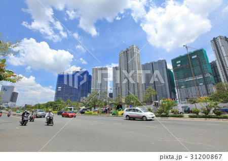 建築中の高層マンション　ホーチミン　ベトナム 31200867