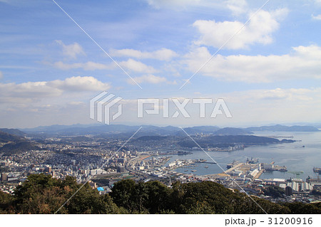 弓張岳展望台から見た佐世保の街 弓張岳展望台から見た佐世保の街 31200916
