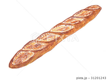 無料イラスト画像 最新フランス パン バゲット イラスト