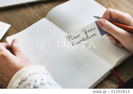 New Year Resolution Aspirations Passion Motivation Concept 31202813