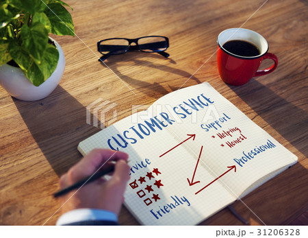 Customer Service Rating Graph 31206328