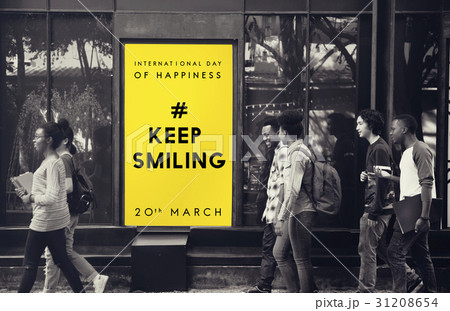 International Day of Happiness Concept International Day of Happiness Concept 31208654
