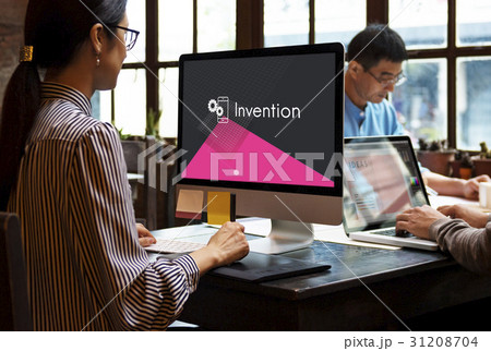 Database System Computer Technology Development Digital Icons Graphic 31208704