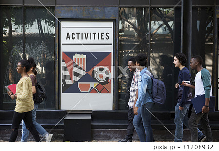 Group of people emjoy movies theatre media entertainment 31208932