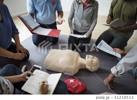 CPR First Aid Training Concept 31210513