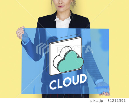 Data computing cloud icon graphic Data computing cloud icon graphic 31211591