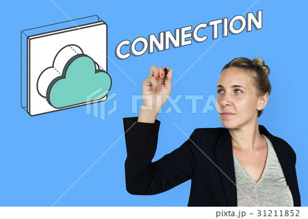 Data computing cloud icon graphic 31211852
