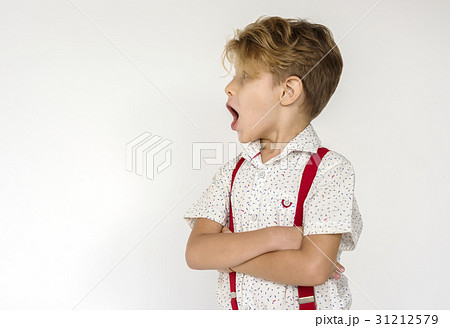 Boy Standing Protrait Studio Shoot Boy Standing Protrait Studio Shoot 31212579