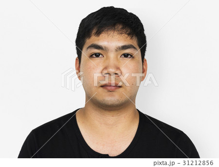 Asian man casual studio portrait Asian man casual studio portrait 31212856