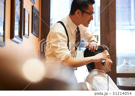 理容　バリカン　ヘアカット　男性 31214054