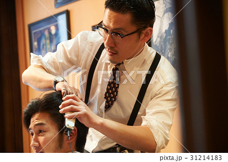 理容　バリカン　ヘアカット　男性 31214183