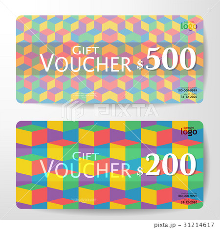 Premium Gift Voucher Template vector illustration 31214617