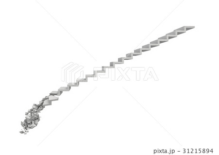 3d rendering of a long gray stone staircase with 3d rendering of a long gray stone staircase with 31215894